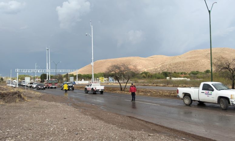 Obliga deslave a cierre de tramo de la carretera Chihuahua-Aldama