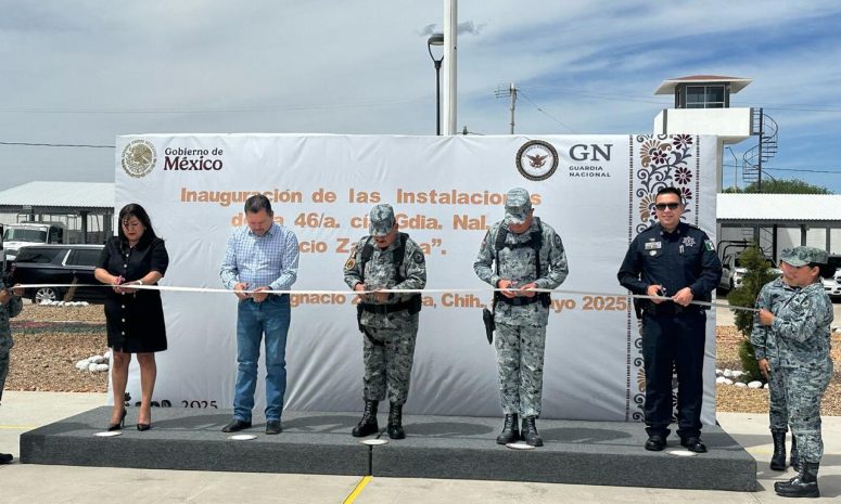 Inauguran instalaciones de la Guardia Nacional en Ignacio Zaragoza