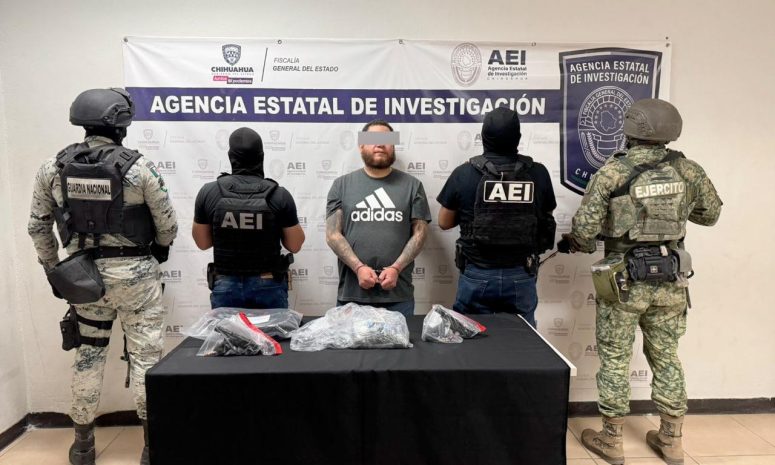 Capturan a sujeto por posesión de 2.8 kilogramos de heroína