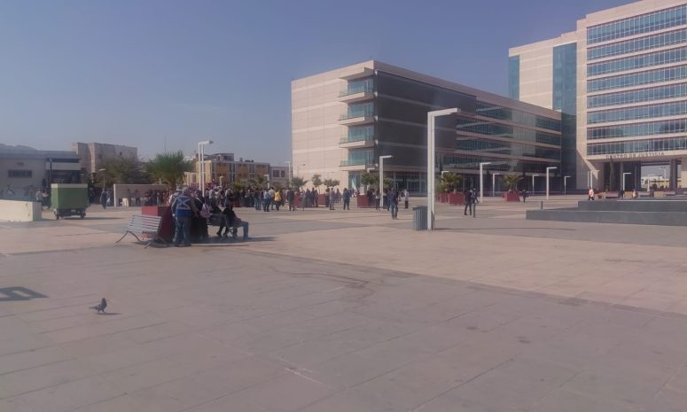 Movilización policiaca por amenaza de bomba en Ciudad Judicial