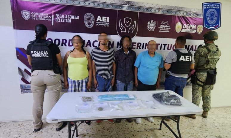 Detiene Fiscalía Zona Centro a cuatro en operativo coordinado