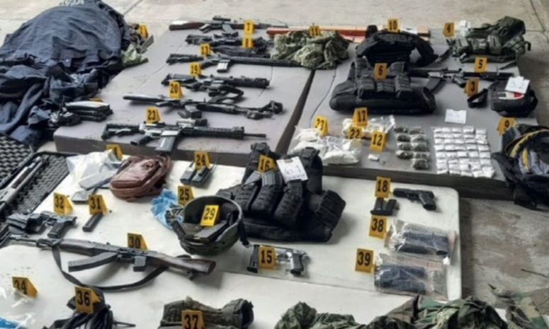 Detectaron Sedena y FGR 10 rutas de tráfico de armas de EU a 10 estados
