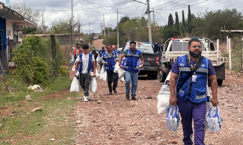 Municipio apoya a familias afectadas por lluvias