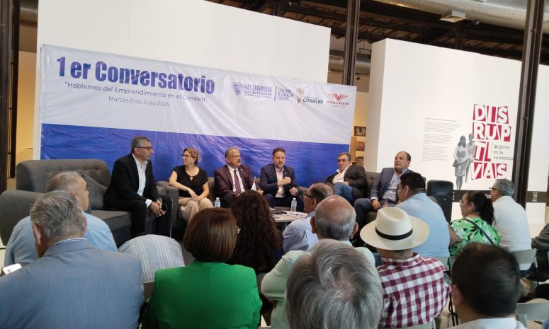 Aconsejan líderes empresariales a la comunidad Conalep sobre emprendimiento