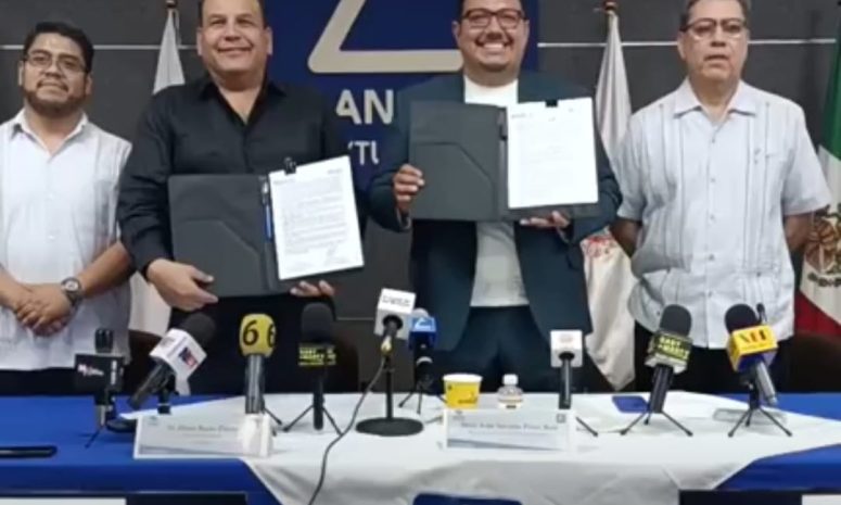 Firman Conalep y Canaco Juárez convenio para impulso a la educación