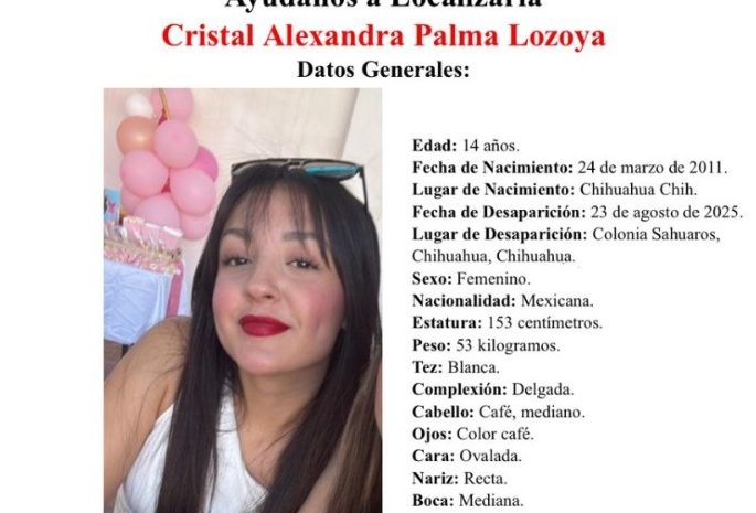 Buscan a niña de 14 años; la vieron en Los Sahuaros