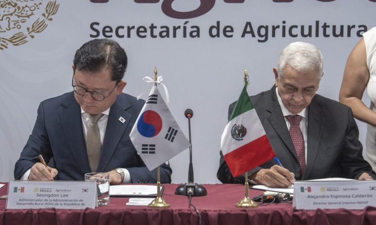 México y Corea acuerdan impulsar innovación agroalimentaria