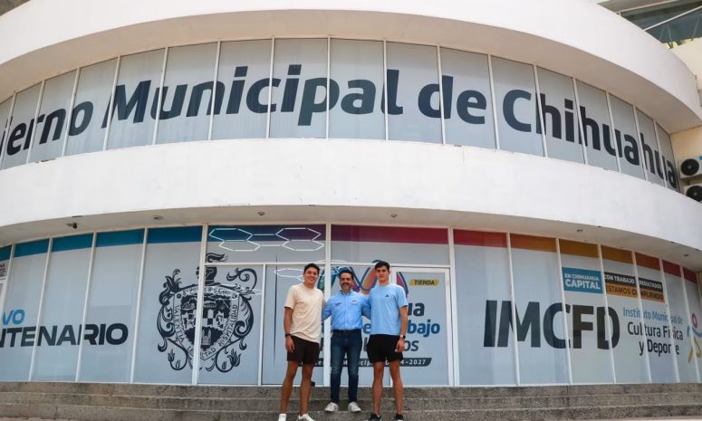 Reciben en el Instituto Municipal de Cultura Física y Deporte a los hermanos Portillo