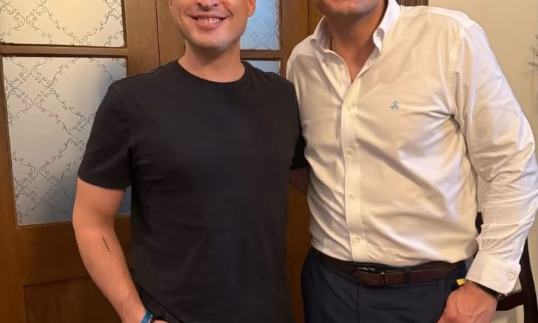 Marco Bonilla recibe a Luis Donaldo Colosio en Chihuahua; plantean renovar las ideas de gobierno