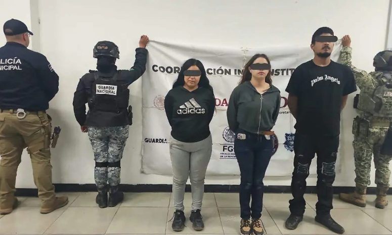 Detienen a tres personas con droga durante operativo en Cuauhtémoc