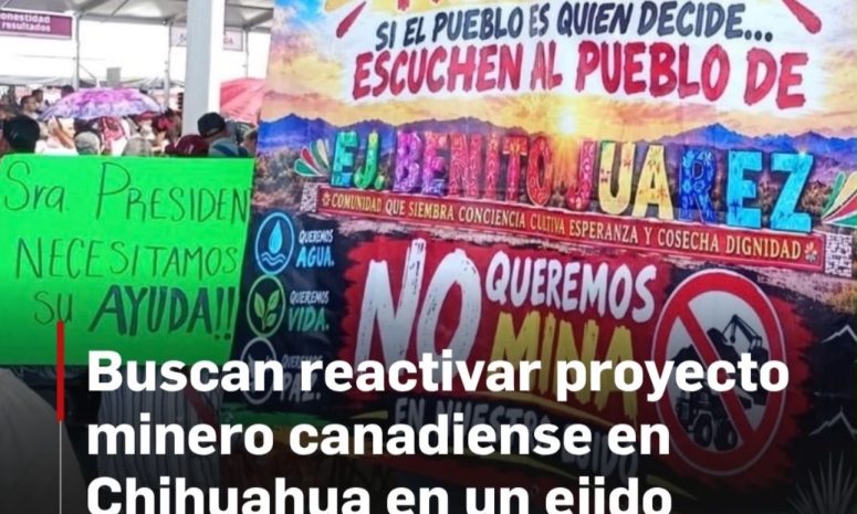Apollo Silver busca revivir proyecto minero rechazado por ejidatarios en Chihuahua