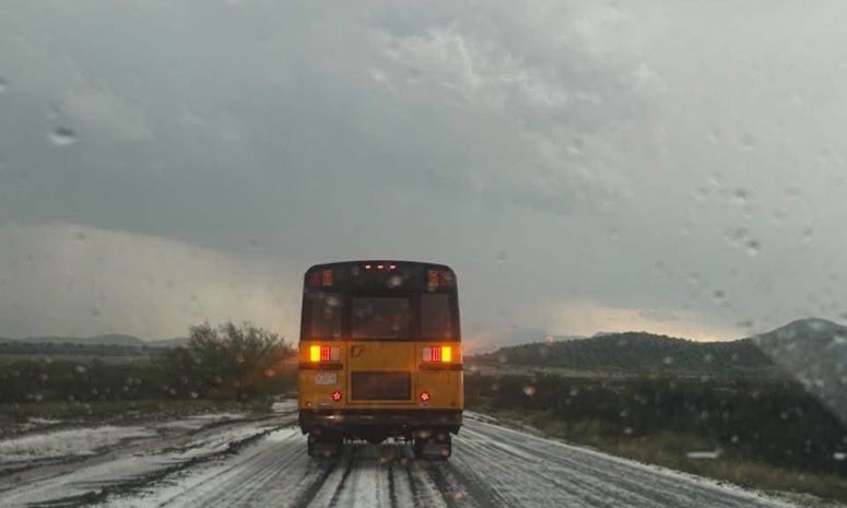 Intensa granizada sorprende a El Paso y alcanza algunas zonas de Ciudad Juárez