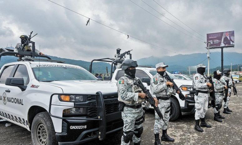 Refuerzan vigilancia de la Guardia Nacional en Villa Ahumada tras reportes de retenes