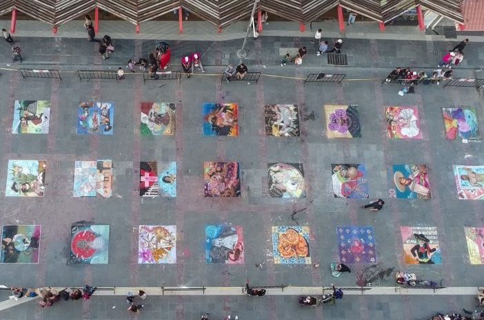 Celebran la novena edición de GisArte en el Centro Histórico de Ciudad Juárez
