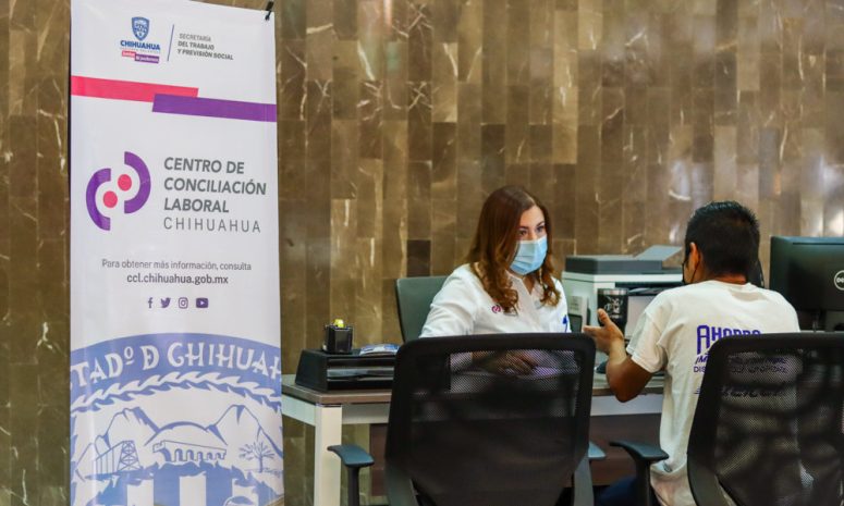 Acuerdan pagos promedio de 40 mil pesos a trabajadores mediante conciliación laboral en Delicias