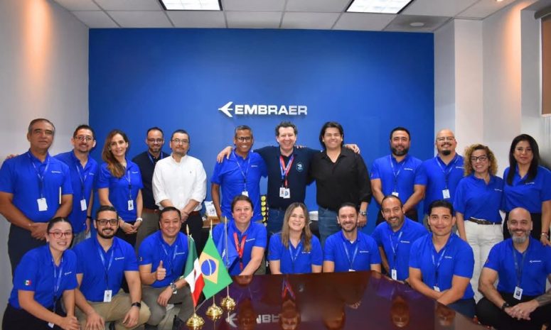 Luis Marinho visita Embraer México y destaca el trabajo del equipo en Chihuahua
