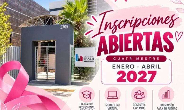 Universidad IESCH abre inscripciones para el cuatrimestre enero-abril de 2027
